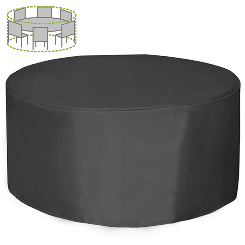 Outdoor Furniture Waterproof - 12 사이즈 원형 가구 커버 210D