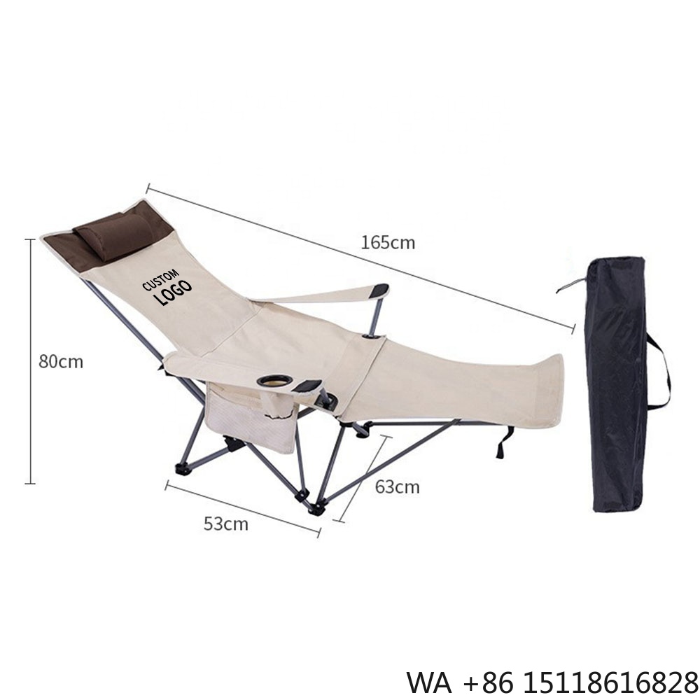 Outdoor Furniture With Storage - 휴대용 접이식 리클라이닝 의자, 가볍고 조절