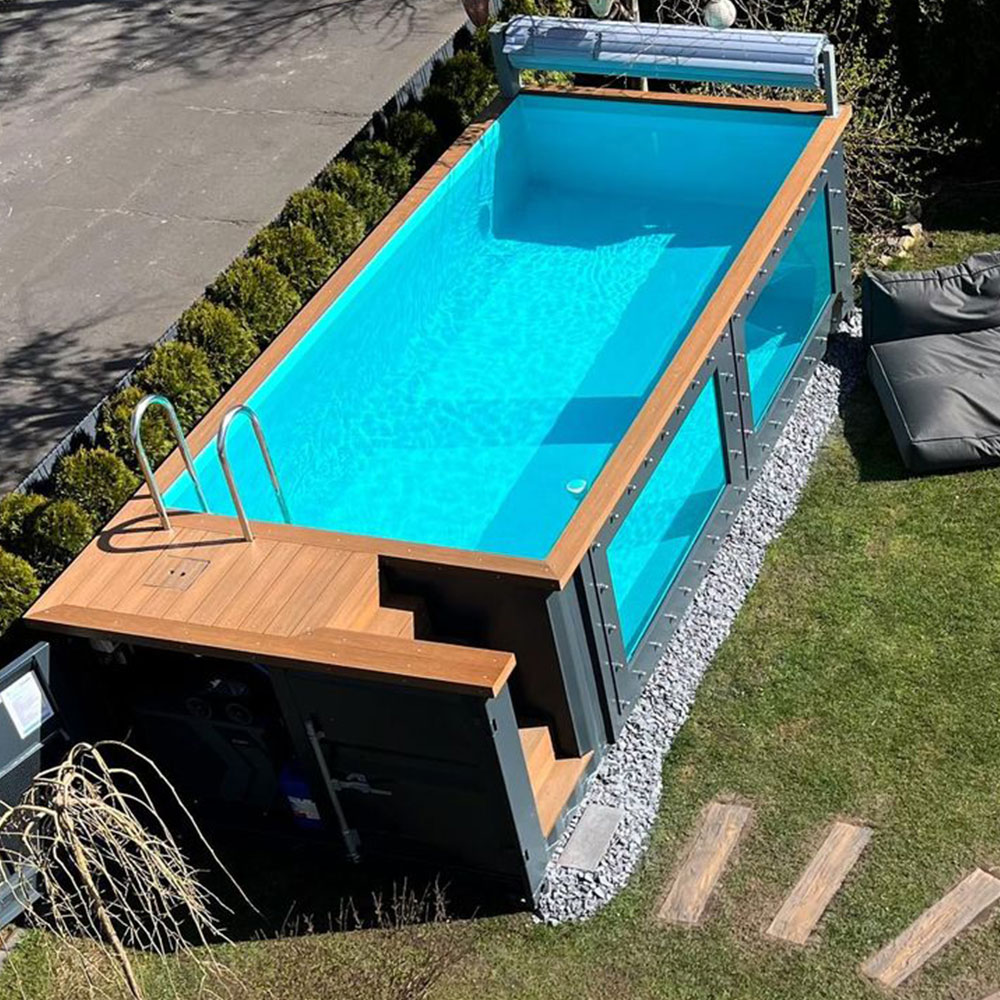 Outdoor Furniture Luxury - 공장 야외 대형 고급 유리섬유 수영장