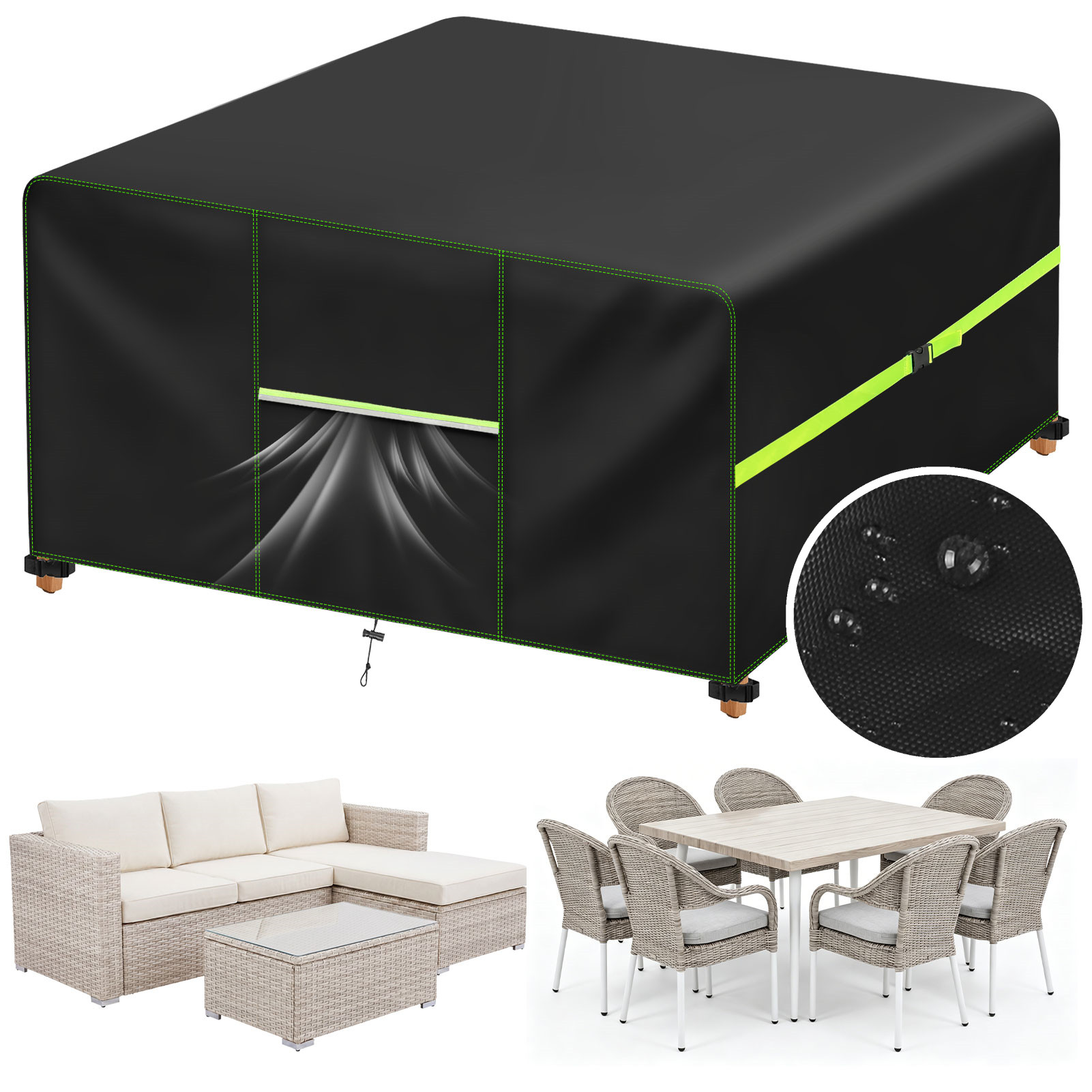 Outdoor Furniture Upholstery Near Me - 통풍구가 있는 정원 가구 커버 방수