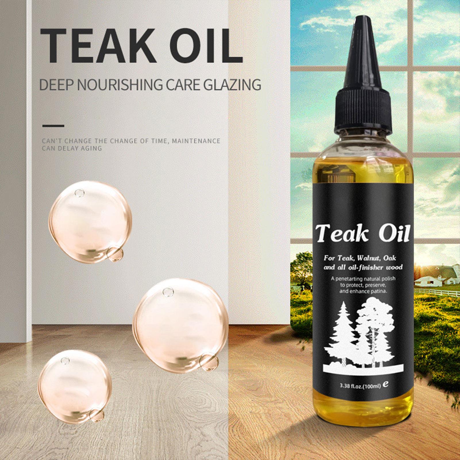 Outdoor Furniture Oil Teak - 100ml 가구용 오일 목재 광택제 가구용