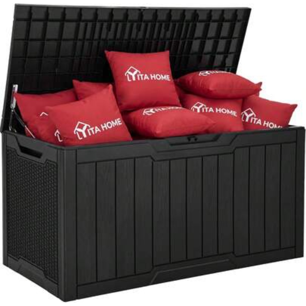 Outdoor Furniture With Storage - 100갤런 대형 야외 데크 박스 방수
