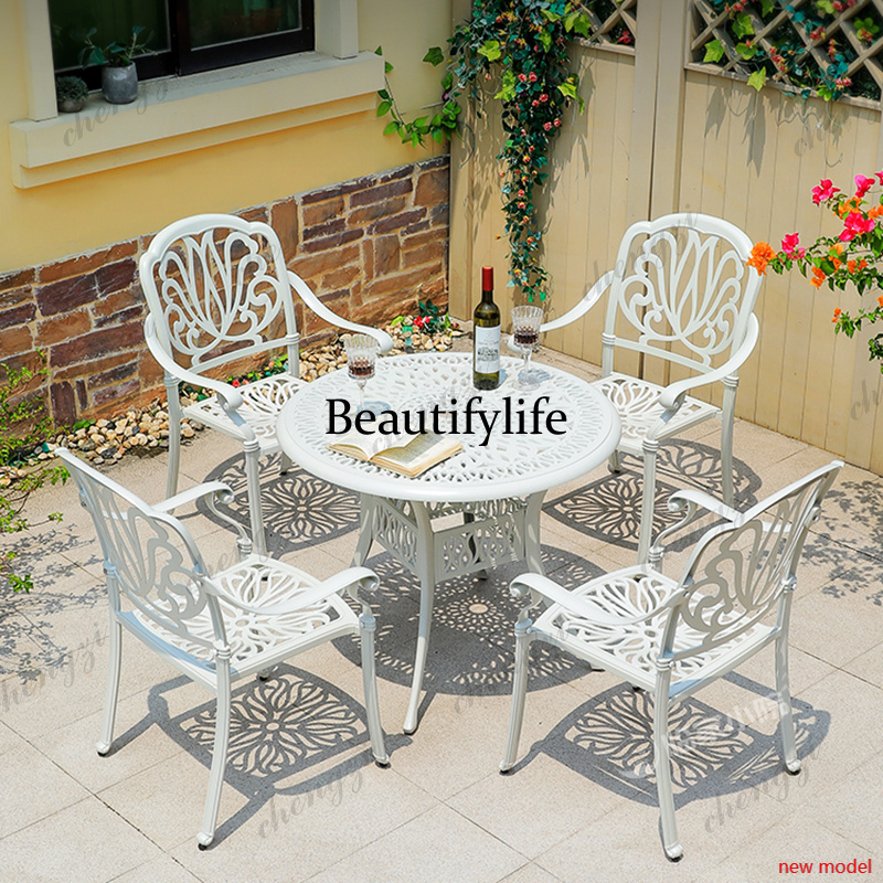 Outdoor Furniture Italian - 디자이너 미니멀리스트 정원 가구 세트 고급