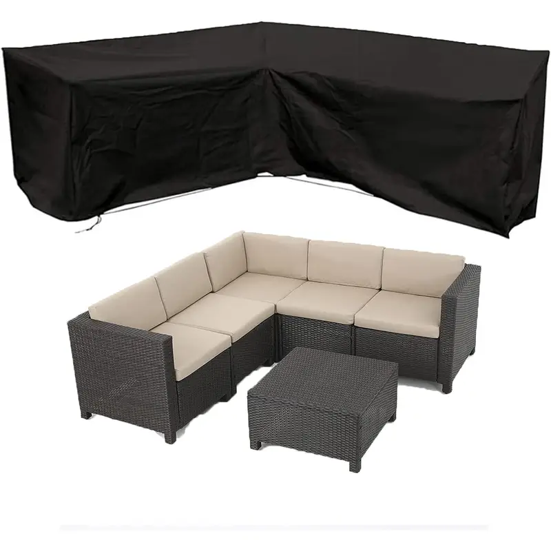 Outdoor Furniture Near Me - 자외선 차단 L자형 야외 소파 커버