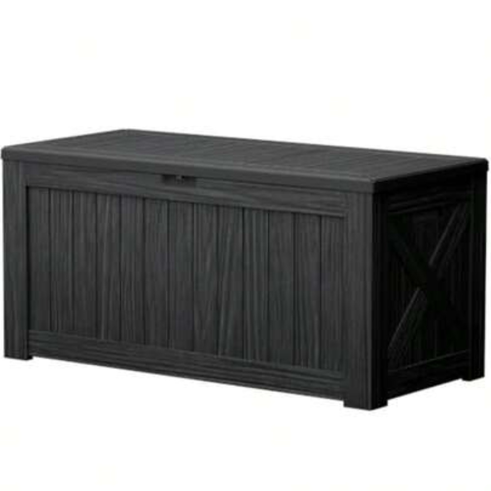 Outdoor Furniture With Storage - 120갤런 데크 박스 야외용 수납함 레진
