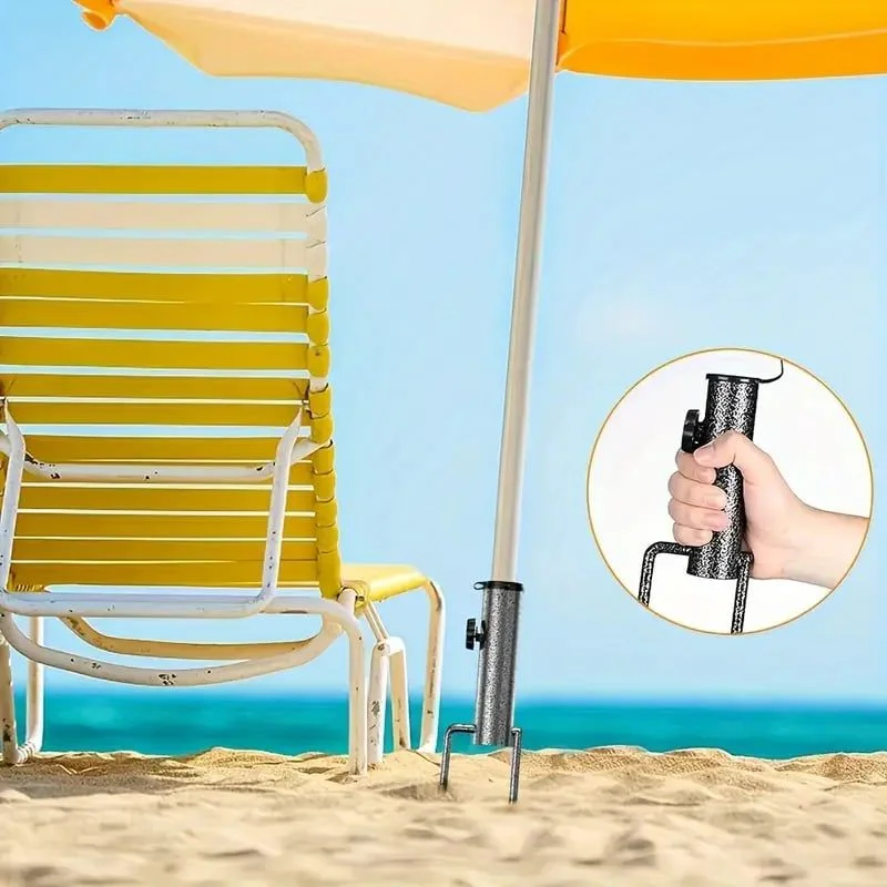 Outdoor Furniture With Umbrella - 비치 우산 스탠드 야외 우산 접지