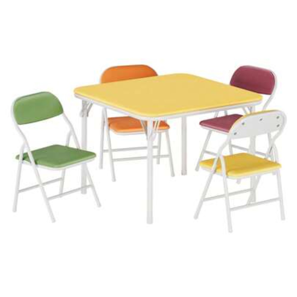 Outdoor Furniture Table And Chairs - 실내외 사용을 위한 접이식 사각 테이블