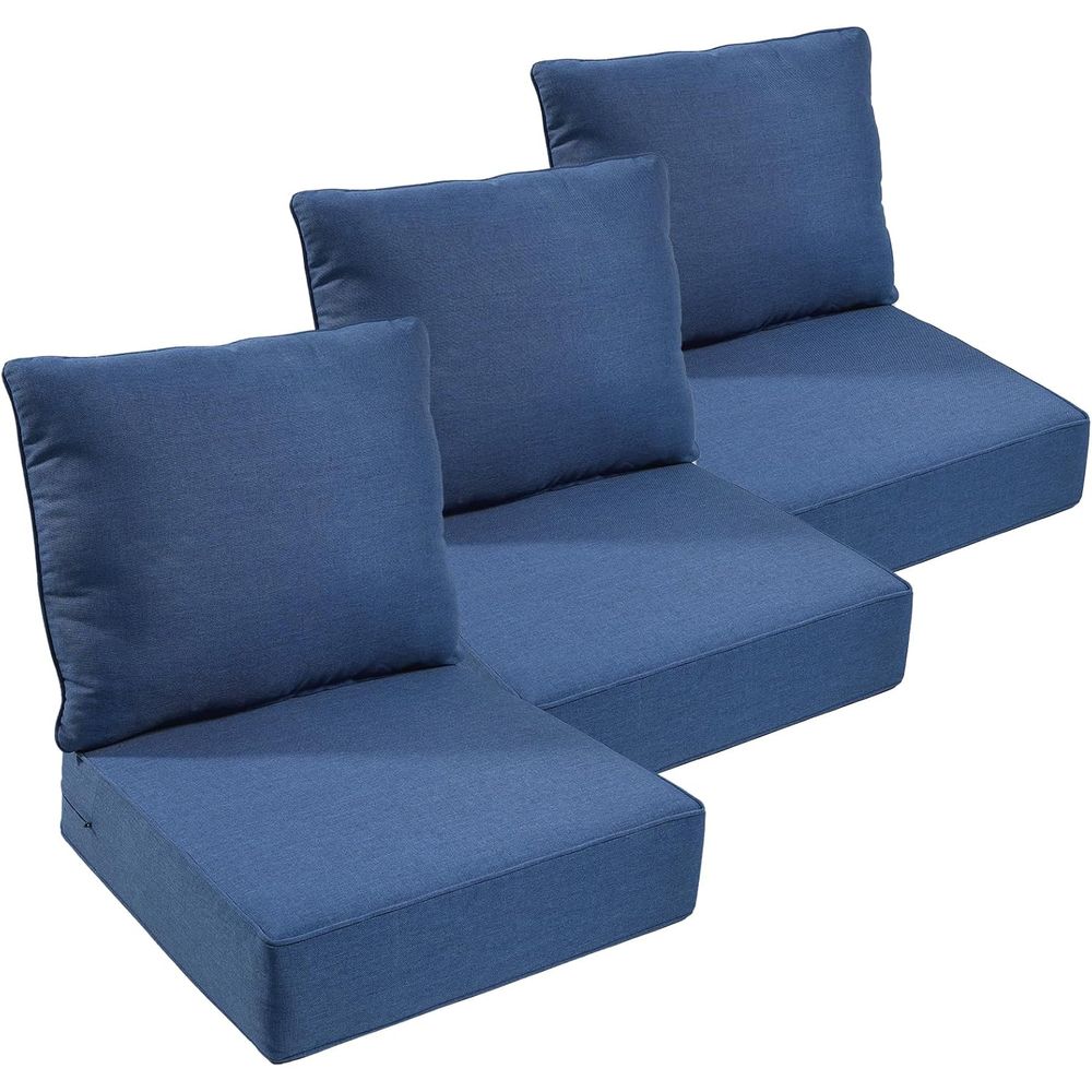 Outdoor Furniture Replacement Fabric - 야외용 가구 쿠션, 6인치 두께의 방수