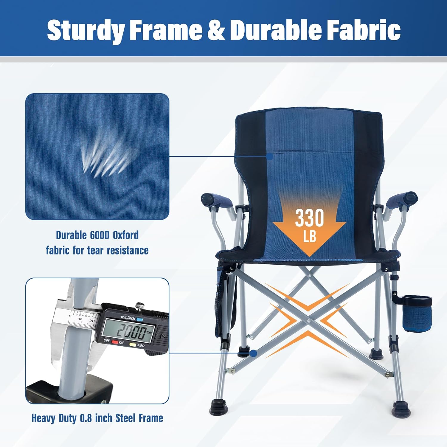 공장 도매 야외 휴대용 접이식 캠핑 의자 컵홀더가 있는 - Outdoor Furniture With Storage 리뷰 및 가격