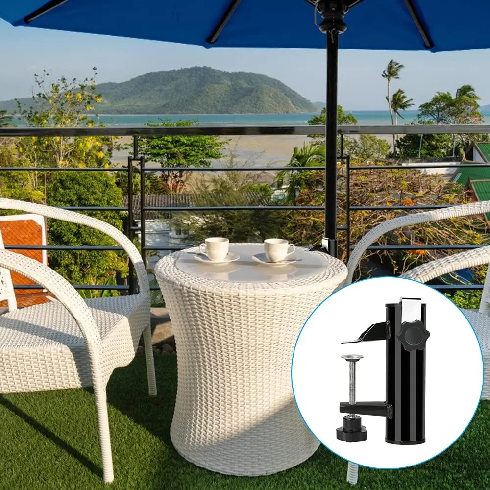 미끄럼 방지 비치 파라솔 마운트 클램프 고정 홀더 내구 - Outdoor Furniture With Umbrella 리뷰 및 가격
