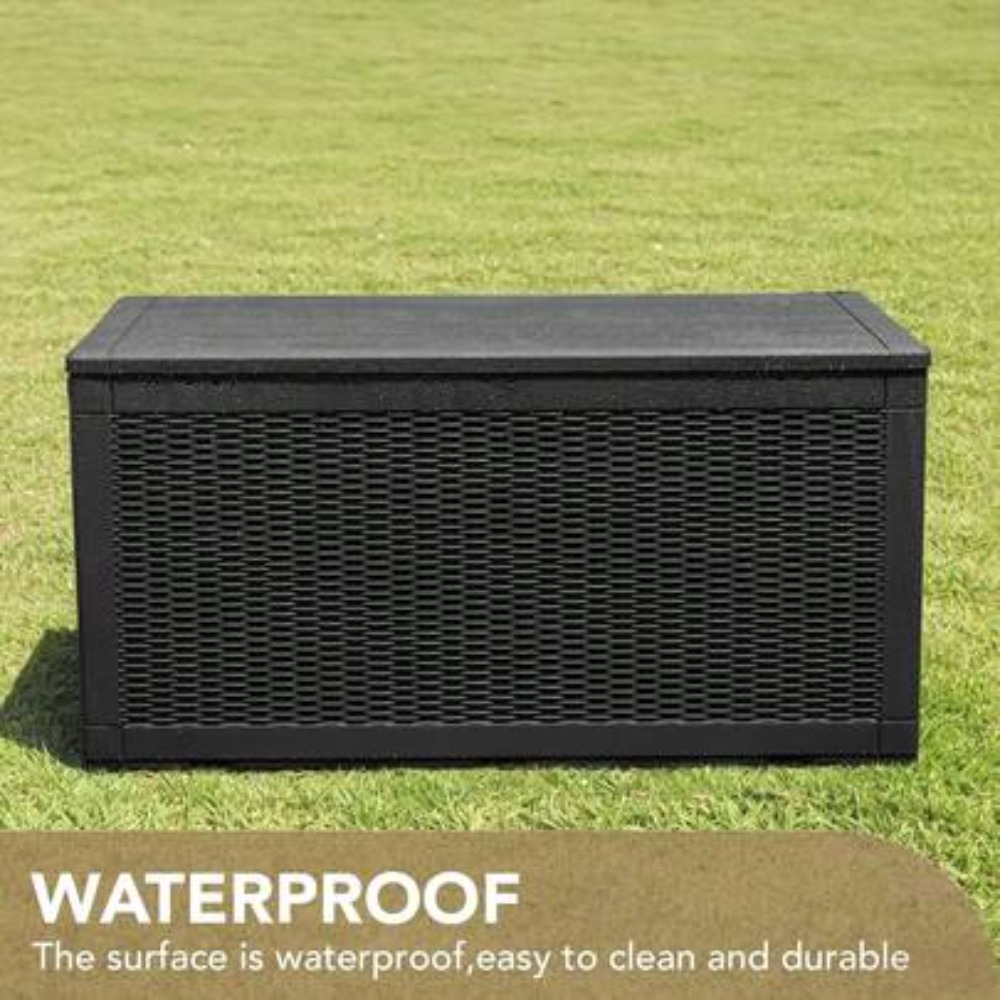 대형 잠금식 야외 보관함 120갤런 방수 데크 박스 ( - Outdoor Furniture Waterproof 리뷰 및 가격