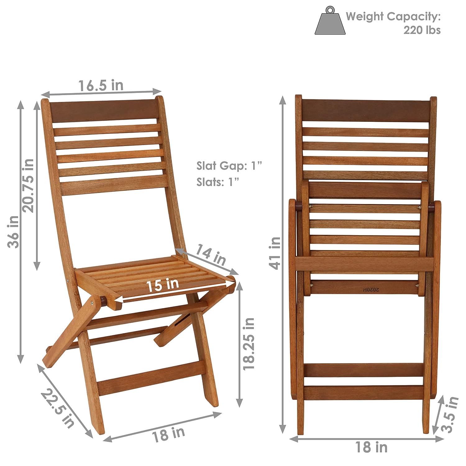 야외용 접이식 원목 파티오 의자 세트 2개, 조립 불필 - Outdoor Furniture Oil Teak 리뷰 및 가격