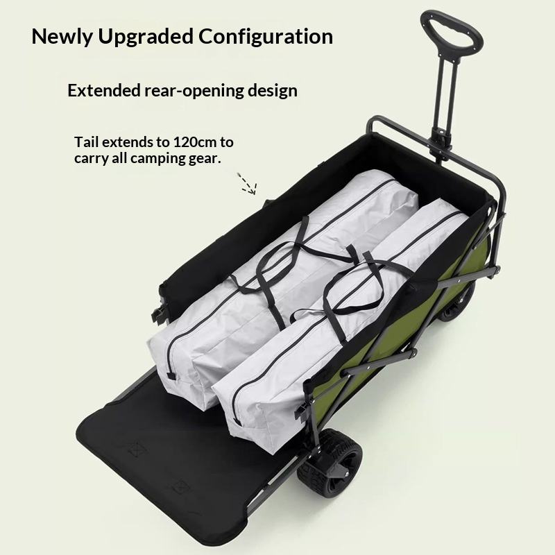 공장 직판 4륜 플랫폼 캠핑 유틸리티 웨건 175kg  - Outdoor Furniture With Storage 리뷰 및 가격