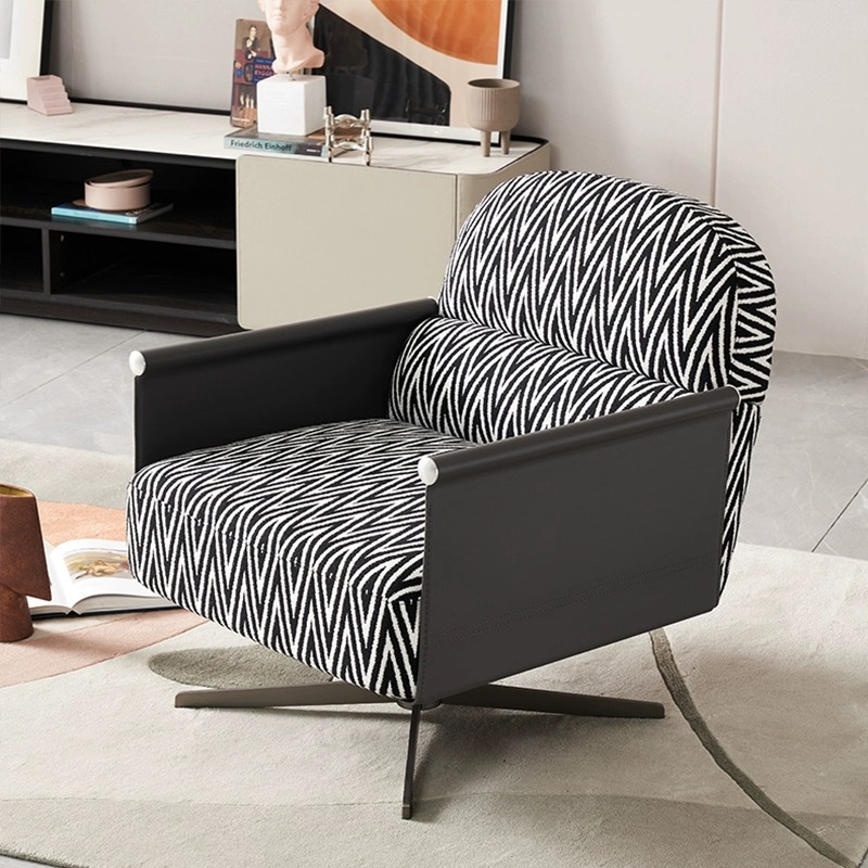 이탈리아 스타일 모던 미니멀리스트 소프트 암체어 회전식 - Outdoor Furniture Italian 리뷰 및 가격