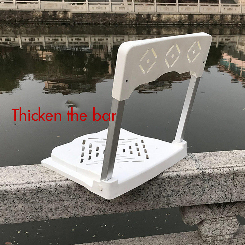 등받이 시트 패드가 있는 접이식 낚시 상자, 휴대용 낚 - Outdoor Furniture With Storage 리뷰 및 가격