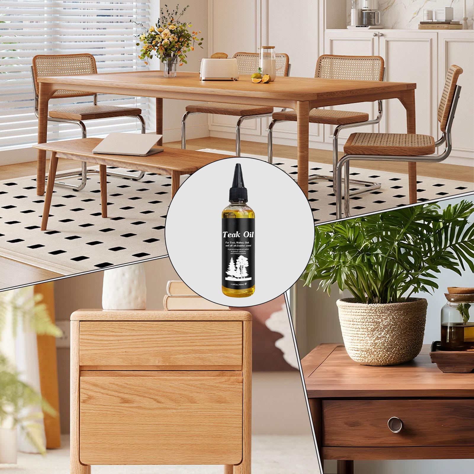 100ml 가구 오일 우드폴리쉬 천연 순한 영양 공급  - Outdoor Furniture Oil Teak 리뷰 및 가격