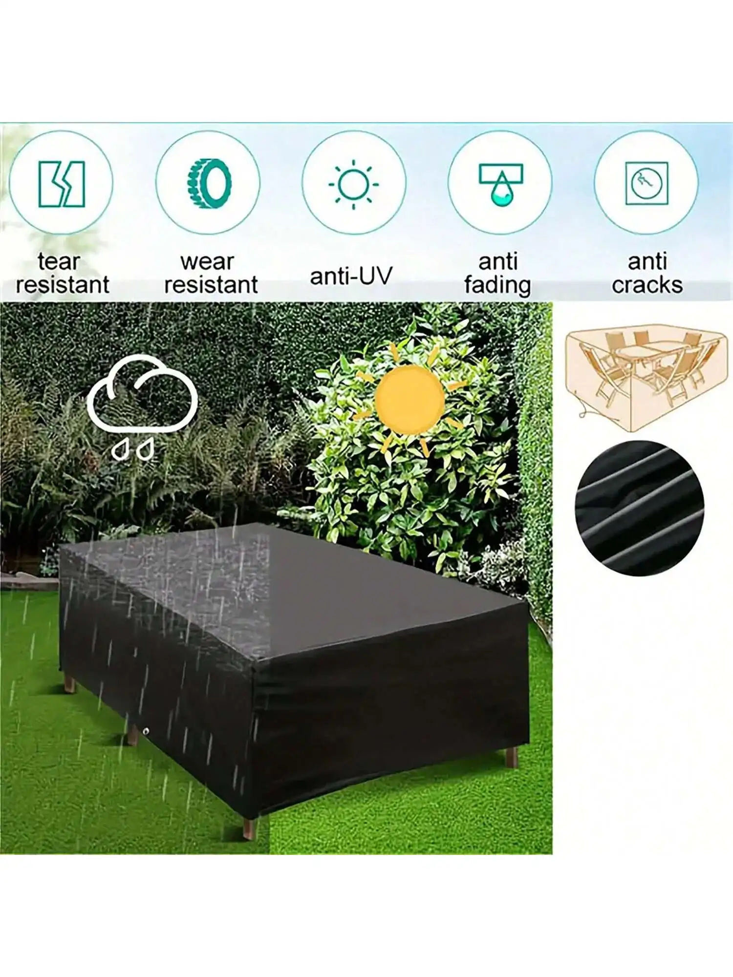 멀티 사이즈 야외 파티오 정원 가구, 의자, 소파, 테 - Outdoor Furniture Waterproof 리뷰 및 가격