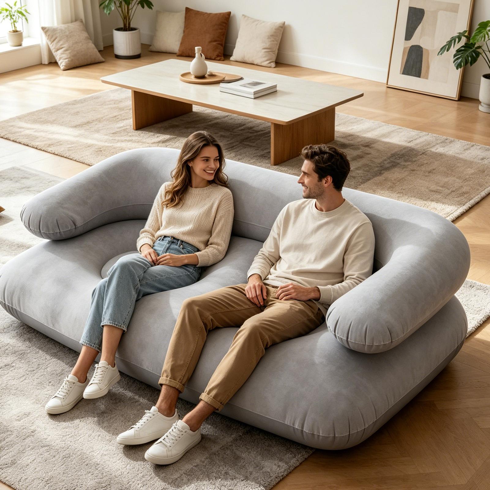 풍선형 소파 2인용 방수 의자(팔걸이 포함) 거실용 캠 - Outdoor Furniture Near Me 리뷰 및 가격