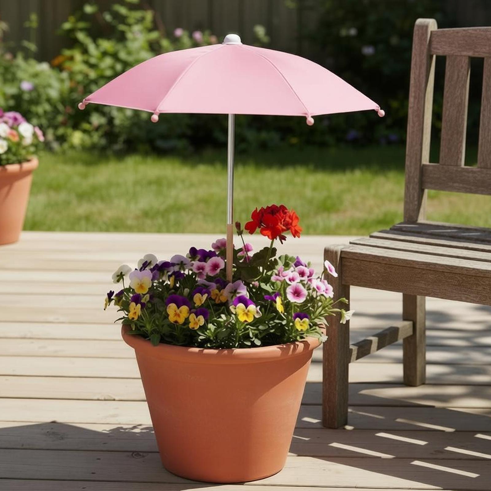 식물 우산 야외 보호 방풍 그늘막 우산 정원 화분용 햇 - Outdoor Furniture With Umbrella 리뷰 및 가격