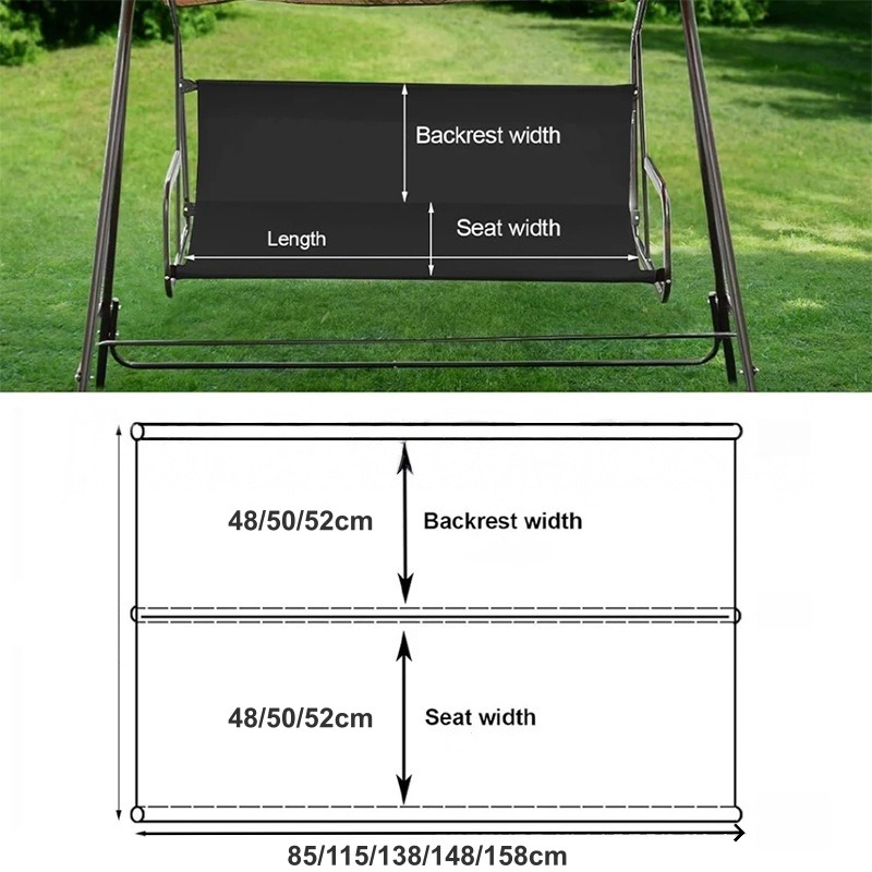 방수 정원 그네 시트 커버 (야외 파티오 그네 의자,  - Outdoor Furniture Replacement Fabric 리뷰 및 가격
