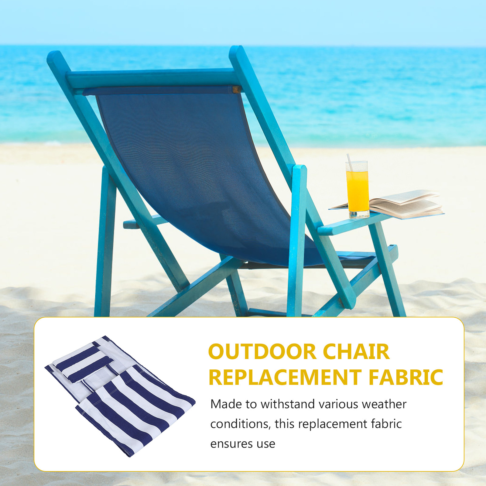 라운지 의자 교체용 패브릭 파란색-흰색 줄무늬 베개 비 - Outdoor Furniture Replacement Fabric 리뷰 및 가격
