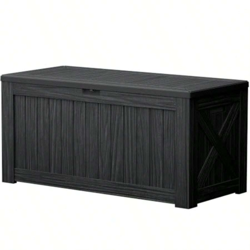 120갤런 데크 박스 야외용 수납함 레진 방수 잠금장치 - Outdoor Furniture With Storage 리뷰 및 가격