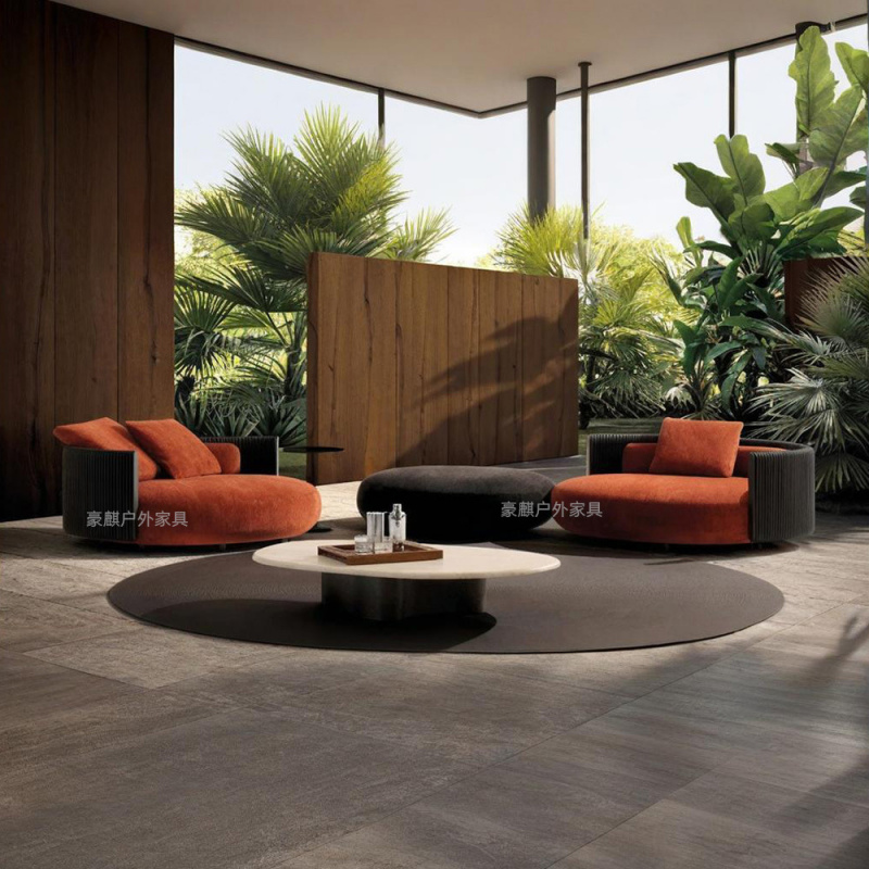 이탈리아 스타일의 가벼운 럭셔리 야외 위커 소파 세트, - Outdoor Furniture Italian 리뷰 및 가격