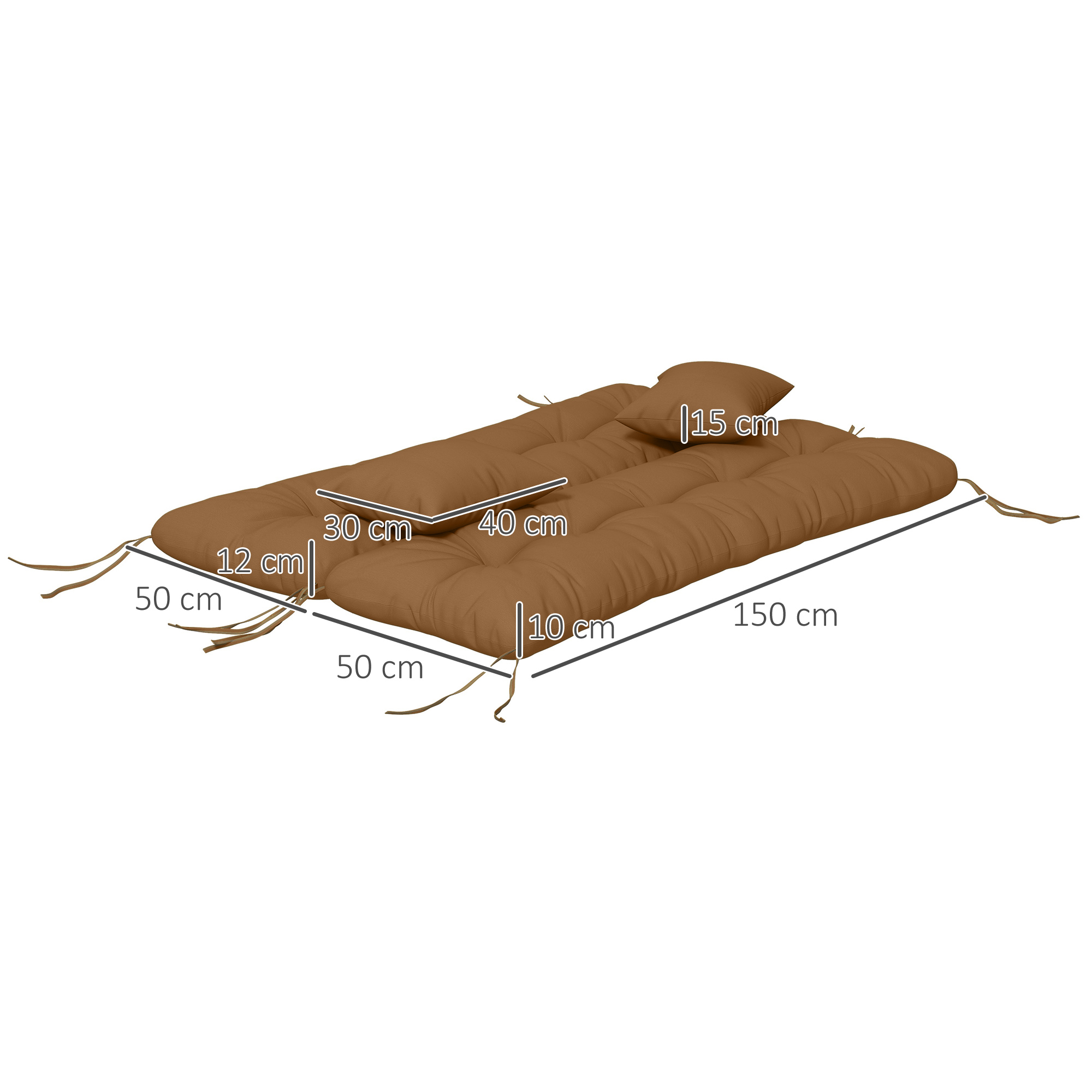 59인치 터프티드 벤치 쿠션 및 장식용 베개, 교체용  - Outdoor Furniture Replacement Fabric 리뷰 및 가격