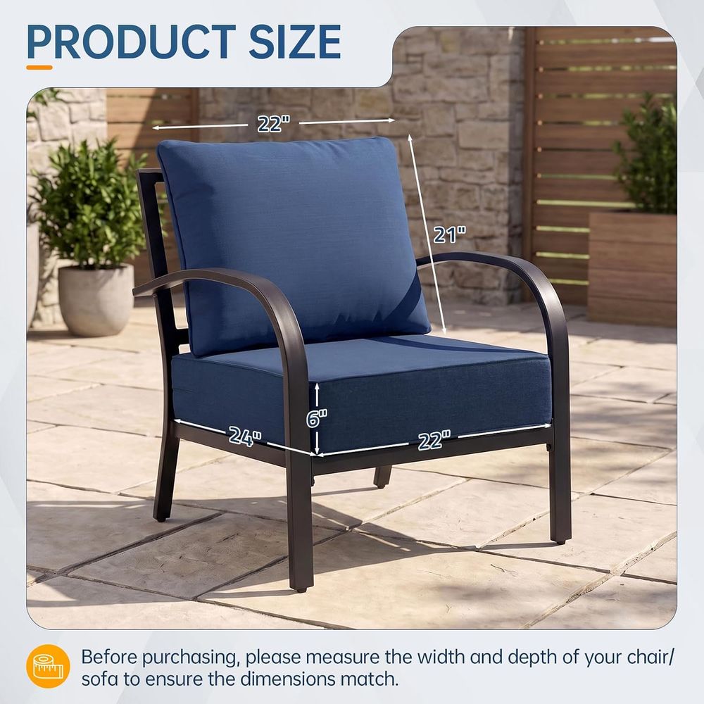 야외용 가구 쿠션, 6인치 두께의 방수 시트 쿠션, 2 - Outdoor Furniture Replacement Fabric 리뷰 및 가격