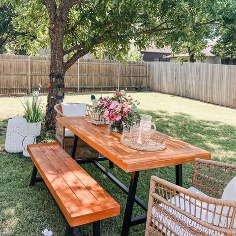 야외 아카시아 나무 벤치, 63인치 길이의 3인용 파티 - Outdoor Furniture Oil Teak 리뷰 및 가격